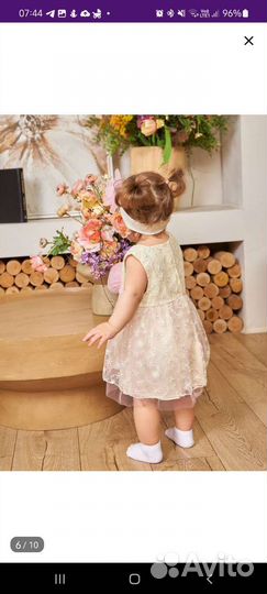 Платье для девочки 86
