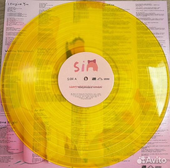 Виниловая пластинка Sia - Reasonable Woman (Yellow Vinyl LP, Limited)