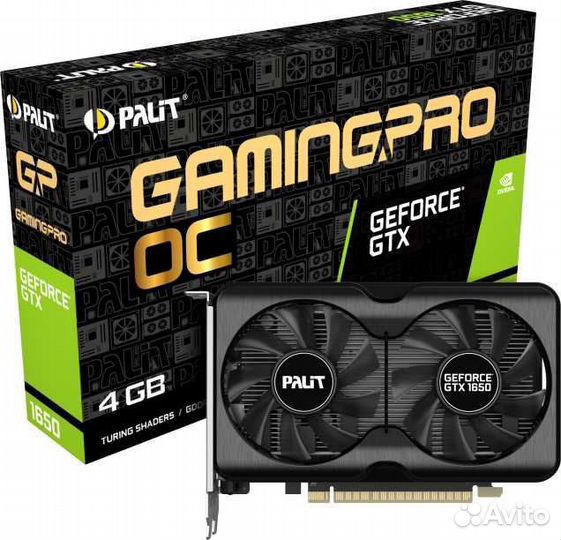 Видеокарта Palit nvidia geforce gtx 1650