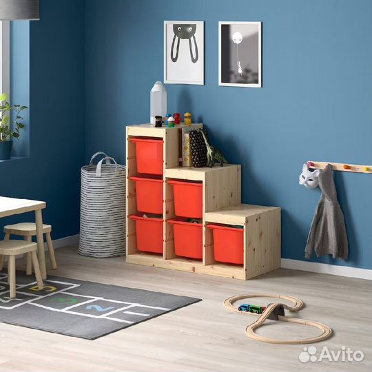 Стеллаж для игрушек Труфаст Икеа IKEA