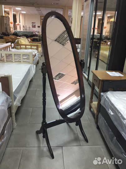 Зеркало напольное с изменением угла наклона