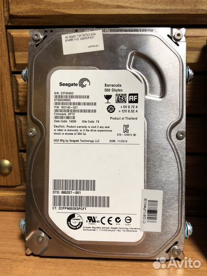 Два жестких диска Hitachi 160Gb Seagate 500Gb