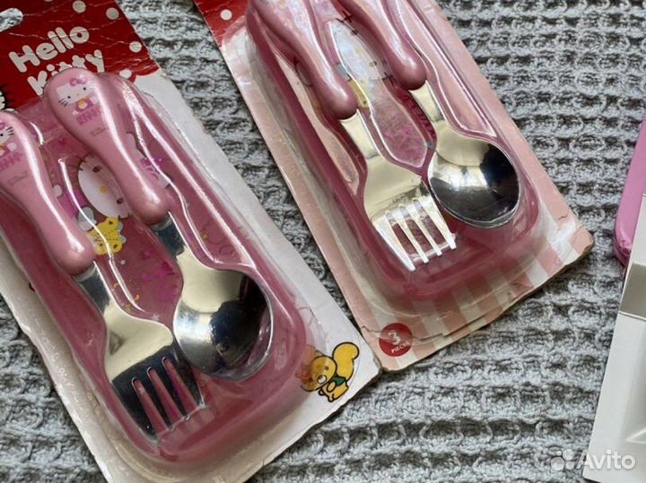 Детские столовые приборы набор посуды детский