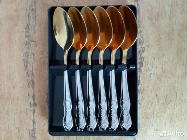 Новый подарочный набор чайных ложек