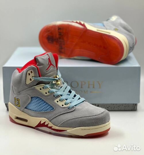 Trophy Room x Air Jordan 5 Retro Ice Blue