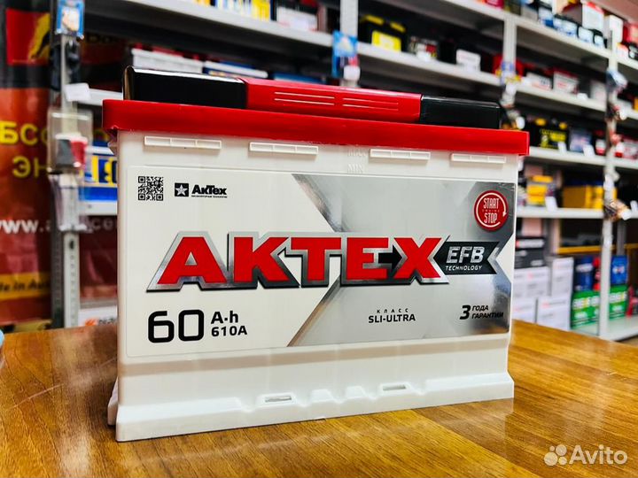 Аккумулятор 60 EFB Актех на Киа Пежо Хендай Рено
