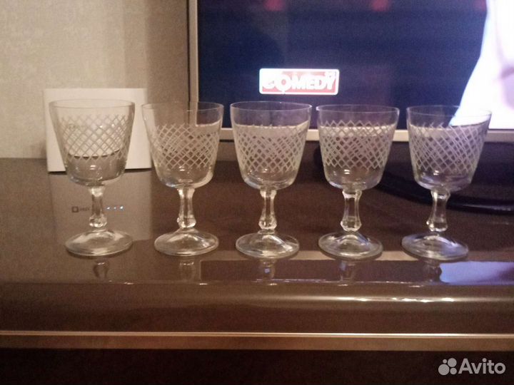 Бокалы(фужеры) хрустальные
