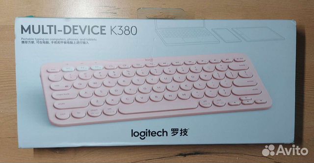 Logitech k380, розовая, без русского языка объявление продам