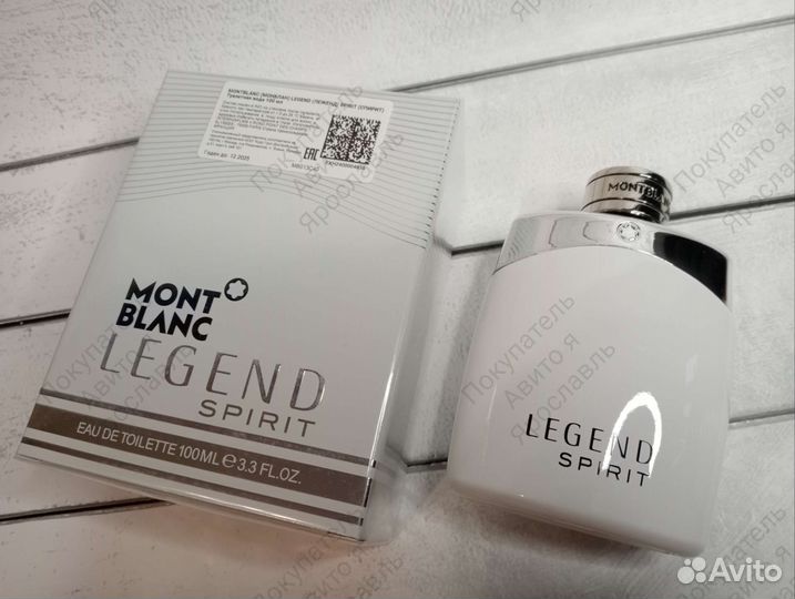 Montblanc legend spirit 100 мл туалетная вода