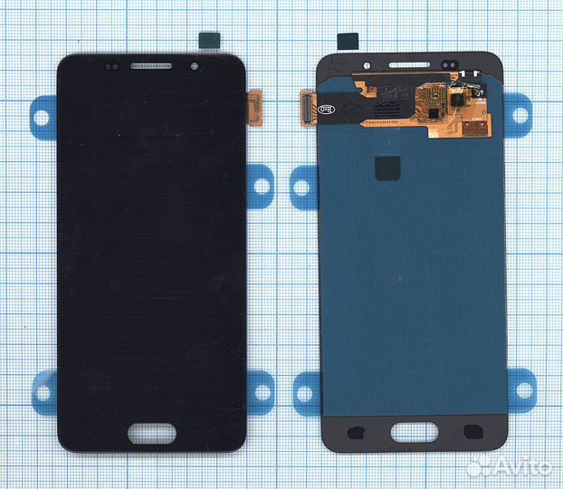 Дисплей Samsung Galaxy A3 (2016) A310F черный oled