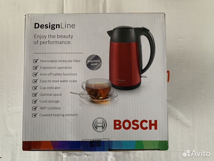 Чайник электрический Bosch MyMoment TWK3M123