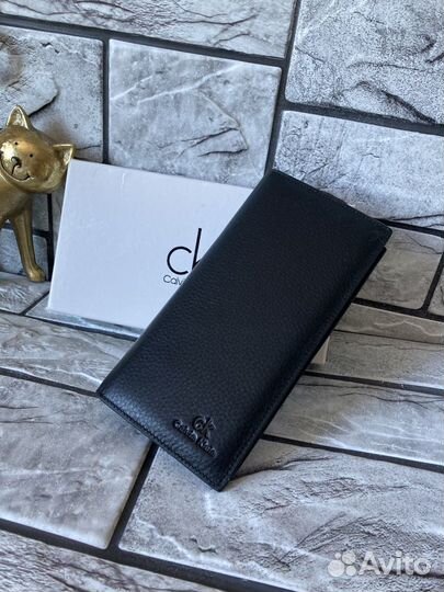 Портмоне Calvin Klein мужской кожаный кошелёк
