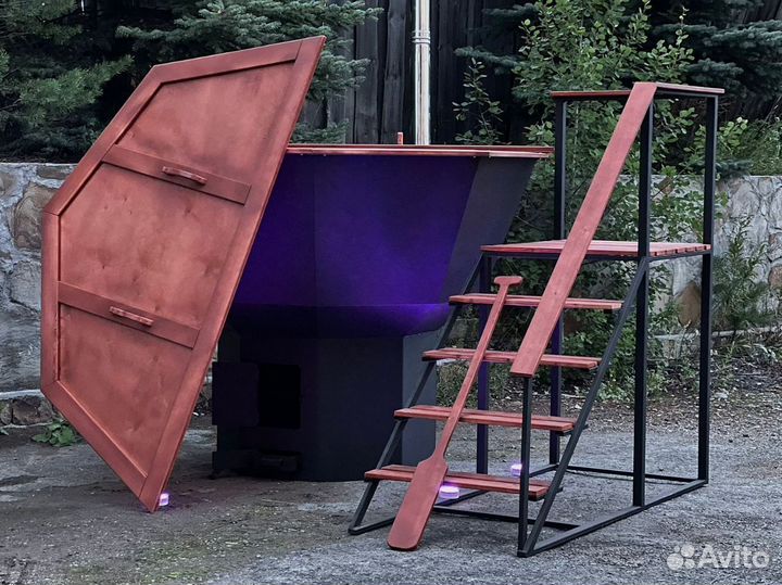 Банный чан из металла