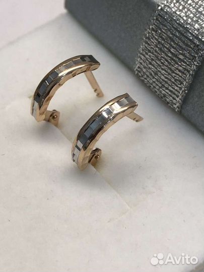 Серьги золотые