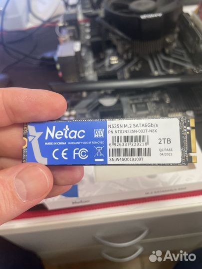 Ssd m2 SATA 2tb новый, проверен