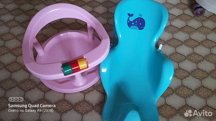 Горка и сиденья для купания