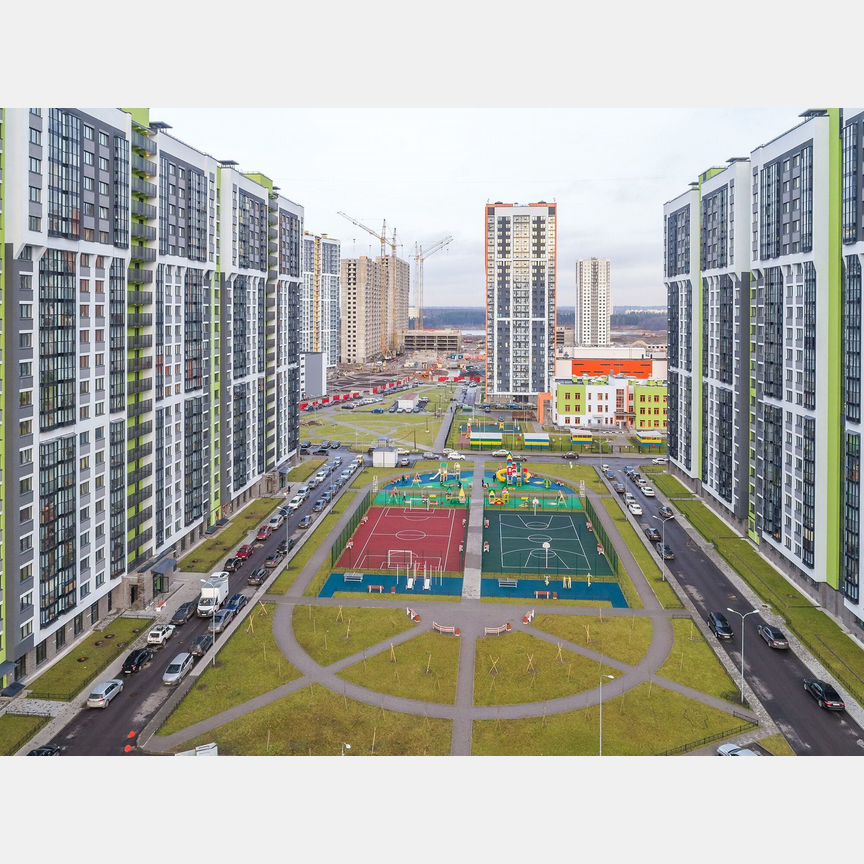 2-к. квартира, 52,3 м², 1/25 эт.