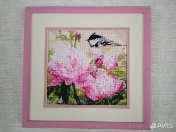 Вышивка с рамкой