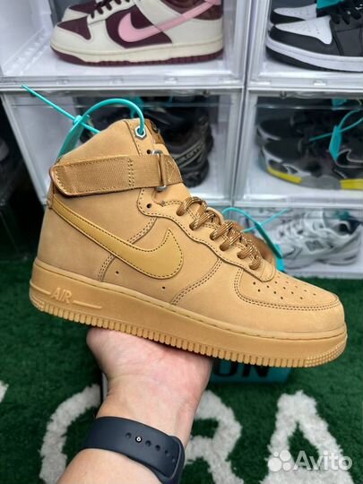 Nike Air Force 1 Mid Wheat Оригинал Poizon