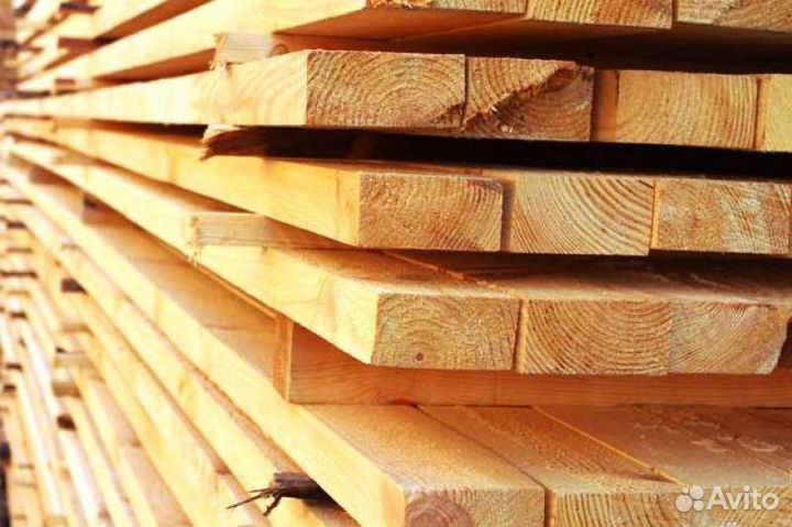 Доска обрезная, брус, горбыль