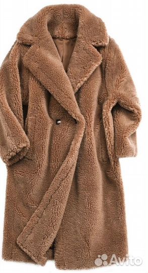 Шуба из натуральной овчины Тедди