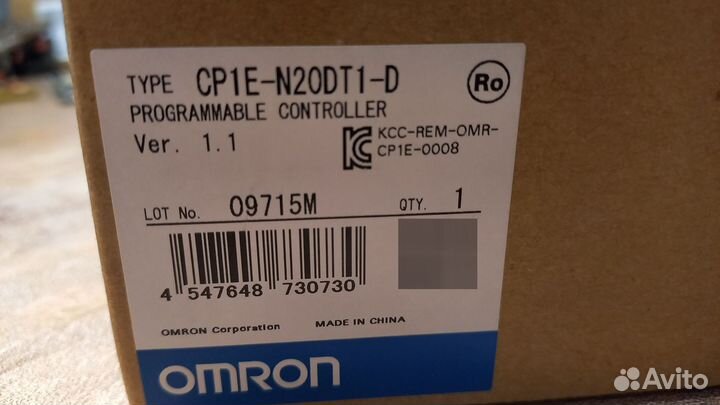 Контроллер Omron CP1E-N20DT1-d