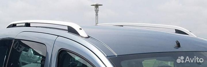 Рейлинги Can-Otomotiv Volkswagen Caddy 08+ серебро