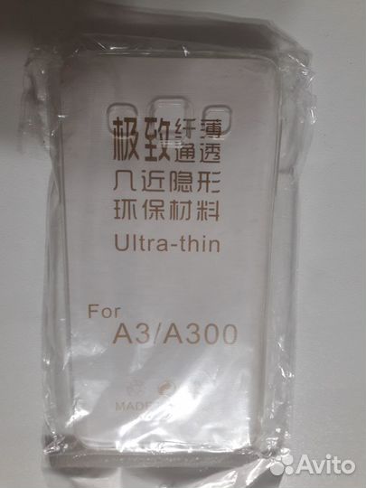 Силиконовый чехол samsung a3 прозрачный