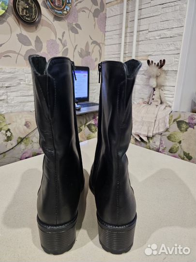 Сапоги женские зимние натуральная кожа