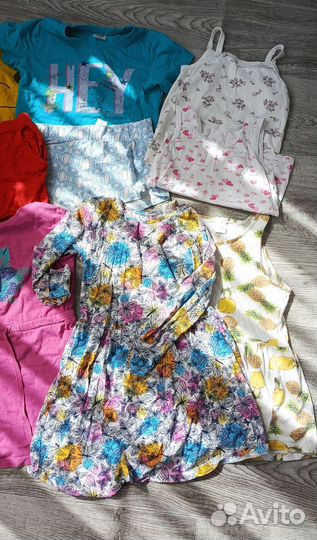 Пакет вещей на девочку 122