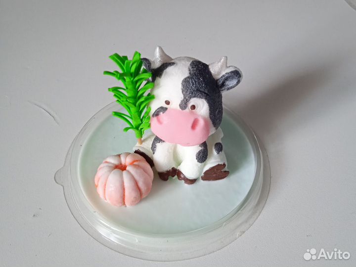 Мыло ручной работы, теленок и тыква