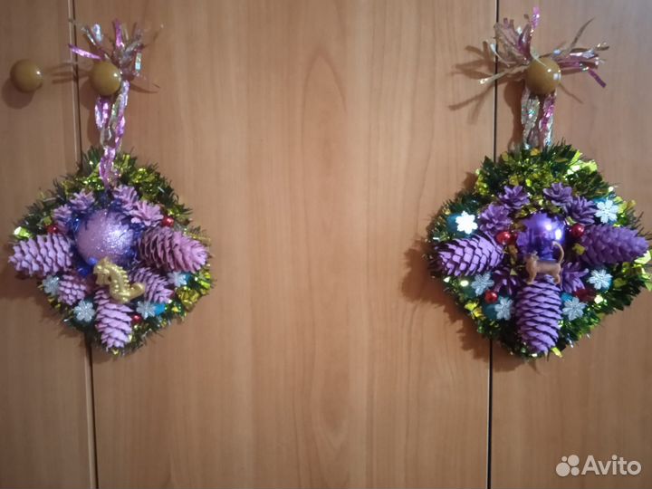 Новогодние игрушки ручной работы