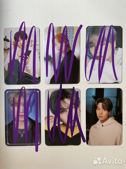 Карты BTS Юнги