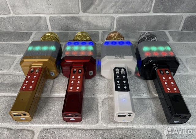 Караоке микрофон светомузыка