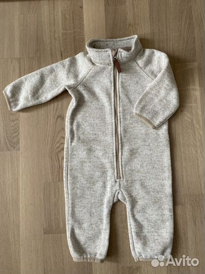 Трикотажный флисовый комбинезон 74 92 hm