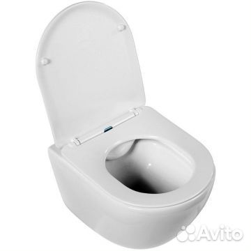 Унитаз BelBagno с сиденьем amanda BB051CHR/BB051SC