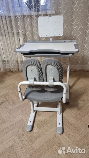 Растущая парта и стул бу