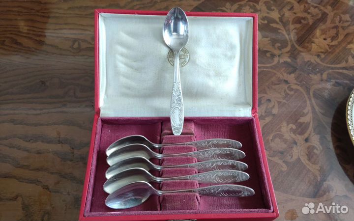 Ложки чайные мельхиоровые СССР