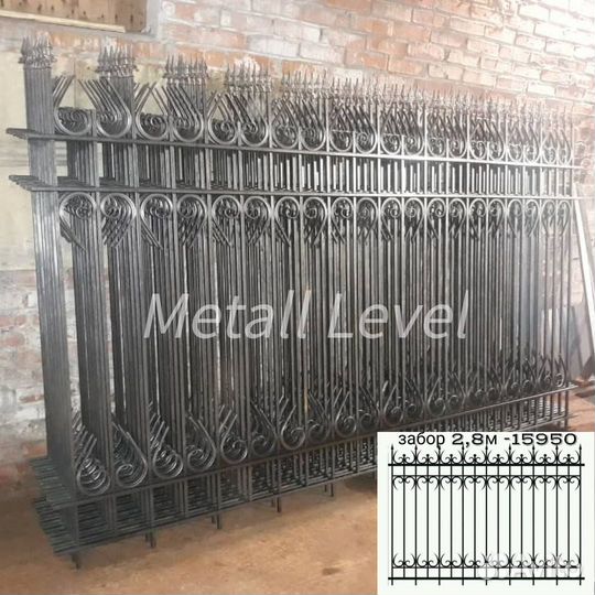 Заборы С ковкой