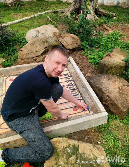 Монтаж теплых полов и систем снеготаяния, терморег