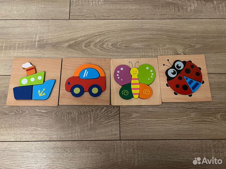 Развивающие 3D пазлы для малышей