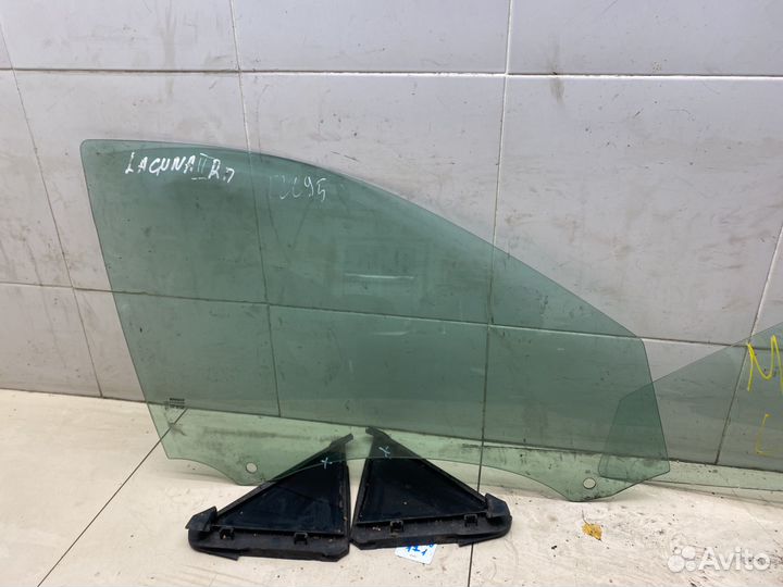 Стекло правой двери рено лагуна 2 ориг