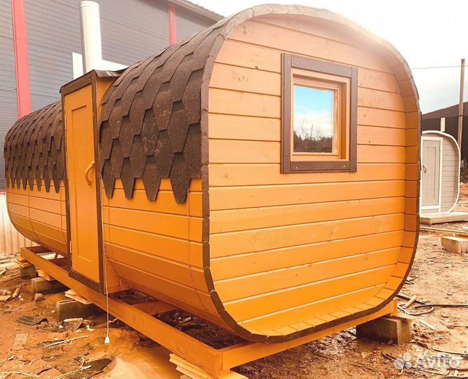 Бани-бочки квадро в наличии