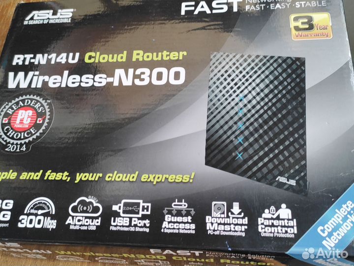 Wifi роутер Asus RT-n14u