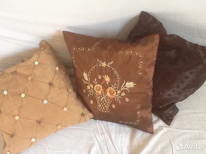 Комплект из 3 чехлов на диванные подушки 