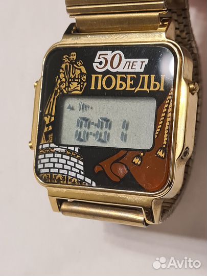 Часы Электроника, военные мелодии (В1), 50 лет поб