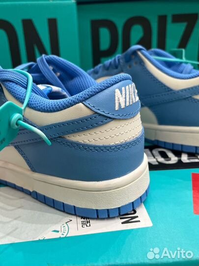 Кроссовки Nike Dunk Low UNC Оригинал Poizon