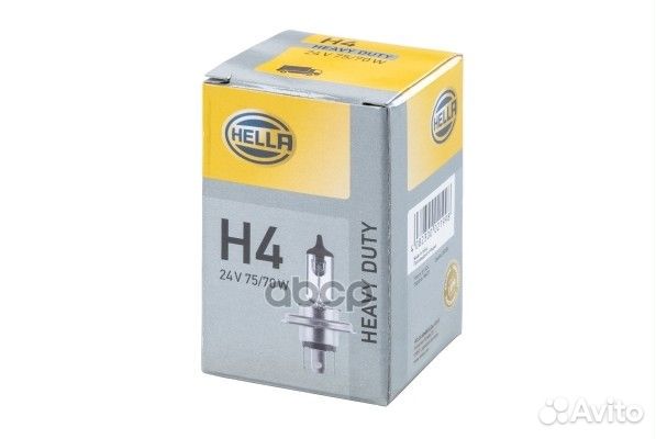 Лампочка 24V H4 75/70w патрон P43t