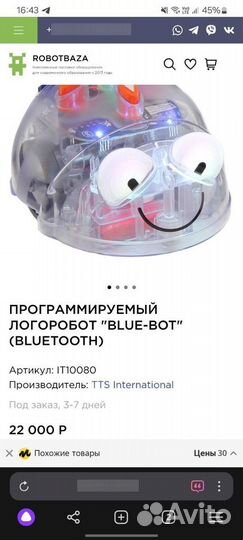 Blue Bot робот