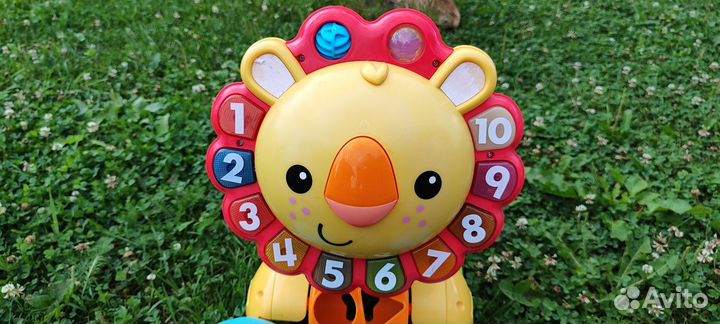 Fisher price качалка каталка лев